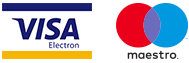 Visa Electron and Maestro logos