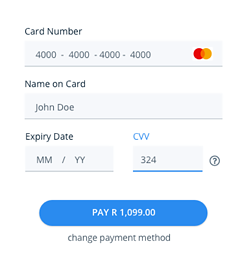 credit card payment procuedure example 