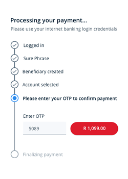 Payfast Information 2 PayFast instant eft processing your payment screenshot
