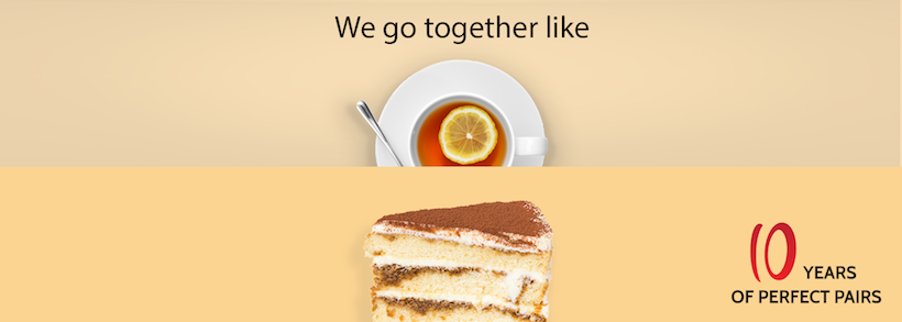 PayFast 10th birthday tea and cake pair header image